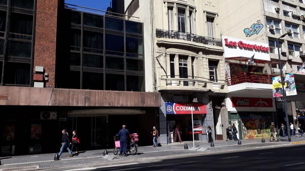 Que Mejor Vista Del Obelisco Piso A La Calle Corrientes Buenos Aires Eksteriør bilde